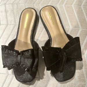 Lemonade brand raffia sandal